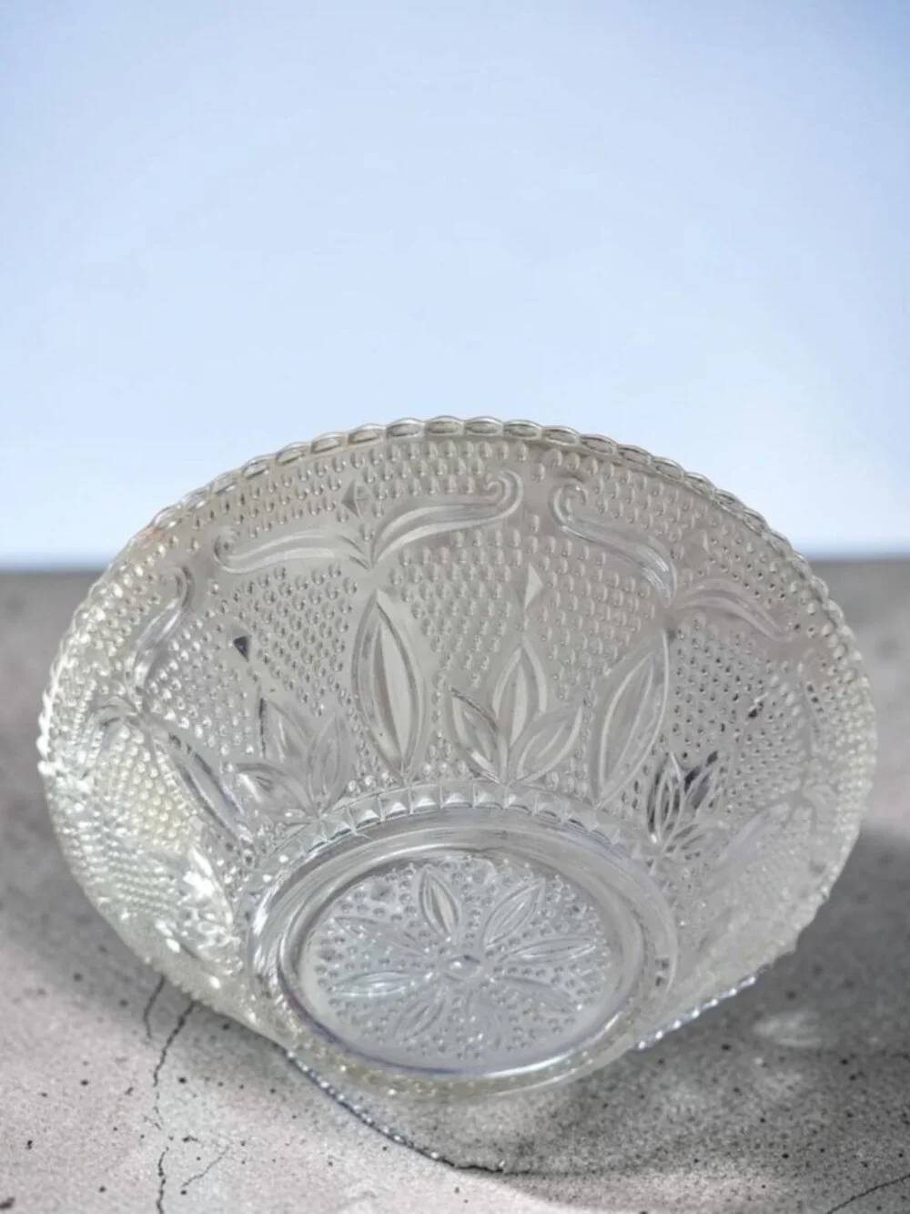VINTAGE HERITAGE FEDERAL GLASS 10 1/4